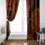 Hawaii King Kamehameha Window Curtain Polynesian Pattern Orange Version LT01 - Polynesian Pride