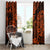 Hawaii King Kamehameha Window Curtain Polynesian Pattern Orange Version LT01 - Polynesian Pride