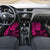 Hawaii King Kamehameha Car Mats Polynesian Pattern Pink Version LT01 - Polynesian Pride