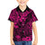 Hawaii King Kamehameha Family Matching Puletasi Dress and Hawaiian Shirt Polynesian Pattern Pink Version LT01 Son's Shirt Pink - Polynesian Pride