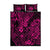 Hawaii King Kamehameha Quilt Bed Set Polynesian Pattern Pink Version LT01 Pink - Polynesian Pride
