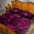 Hawaii King Kamehameha Quilt Bed Set Polynesian Pattern Pink Version LT01 - Polynesian Pride