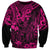 Hawaii King Kamehameha Sweatshirt Polynesian Pattern Pink Version LT01 Unisex Pink - Polynesian Pride