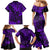 Hawaii King Kamehameha Family Matching Mermaid Dress and Hawaiian Shirt Polynesian Pattern Purple Version LT01 - Polynesian Pride