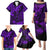 Hawaii King Kamehameha Family Matching Puletasi Dress and Hawaiian Shirt Polynesian Pattern Purple Version LT01 - Polynesian Pride