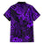 Hawaii King Kamehameha Family Matching Puletasi Dress and Hawaiian Shirt Polynesian Pattern Purple Version LT01 - Polynesian Pride