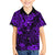 Hawaii King Kamehameha Family Matching Short Sleeve Bodycon Dress and Hawaiian Shirt Polynesian Pattern Purple Version LT01 Son's Shirt Purple - Polynesian Pride