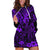 Hawaii King Kamehameha Hoodie Dress Polynesian Pattern Purple Version LT01 Purple - Polynesian Pride