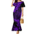 Hawaii King Kamehameha Mermaid Dress Polynesian Pattern Purple Version LT01 Women Purple - Polynesian Pride