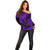 Hawaii King Kamehameha Off Shoulder Sweater Polynesian Pattern Purple Version LT01 - Polynesian Pride