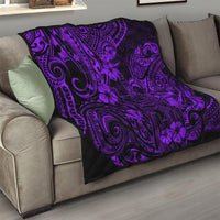 Hawaii King Kamehameha Quilt Polynesian Pattern Purple Version LT01 - Polynesian Pride