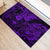 Hawaii King Kamehameha Rubber Doormat Polynesian Pattern Purple Version LT01 - Polynesian Pride