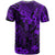 Hawaii King Kamehameha T Shirt Polynesian Pattern Purple Version LT01 - Polynesian Pride