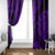 Hawaii King Kamehameha Window Curtain Polynesian Pattern Purple Version LT01 - Polynesian Pride