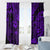 Hawaii King Kamehameha Window Curtain Polynesian Pattern Purple Version LT01 - Polynesian Pride