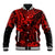 Hawaii King Kamehameha Baseball Jacket Polynesian Pattern Red Version LT01 Unisex Red - Polynesian Pride