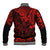 Hawaii King Kamehameha Baseball Jacket Polynesian Pattern Red Version LT01 - Polynesian Pride