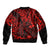 Hawaii King Kamehameha Bomber Jacket Polynesian Pattern Red Version LT01 - Polynesian Pride