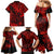 Hawaii King Kamehameha Family Matching Mermaid Dress and Hawaiian Shirt Polynesian Pattern Red Version LT01 - Polynesian Pride