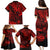 Hawaii King Kamehameha Family Matching Puletasi Dress and Hawaiian Shirt Polynesian Pattern Red Version LT01 - Polynesian Pride
