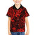 Hawaii King Kamehameha Family Matching Summer Maxi Dress and Hawaiian Shirt Polynesian Pattern Red Version LT01 Son's Shirt Red - Polynesian Pride
