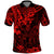 Hawaii King Kamehameha Polo Shirt Polynesian Pattern Red Version LT01 Red - Polynesian Pride