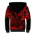 Hawaii King Kamehameha Sherpa Hoodie Polynesian Pattern Red Version LT01 - Polynesian Pride