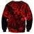 Hawaii King Kamehameha Sweatshirt Polynesian Pattern Red Version LT01 - Polynesian Pride