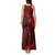 Hawaii King Kamehameha Tank Maxi Dress Polynesian Pattern Red Version LT01 - Polynesian Pride