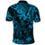 Hawaii King Kamehameha Polo Shirt Polynesian Pattern Sky Blue Version LT01 - Polynesian Pride