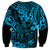 Hawaii King Kamehameha Sweatshirt Polynesian Pattern Sky Blue Version LT01 - Polynesian Pride