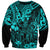 Hawaii King Kamehameha Sweatshirt Polynesian Pattern Turquoise Version LT01 Unisex Turquoise - Polynesian Pride