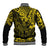 Hawaii King Kamehameha Baseball Jacket Polynesian Pattern Yellow Version LT01 - Polynesian Pride