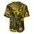 Hawaii King Kamehameha Baseball Jersey Polynesian Pattern Yellow Version LT01 - Polynesian Pride