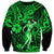 Hawaii Hula Girl Sweatshirt Polynesian Pattern Green Version LT01 Unisex Green - Polynesian Pride