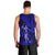 Hawaii Hula Girl Men Tank Top Polynesian Pattern Navy Blue Version LT01 - Polynesian Pride