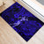 Hawaii Hula Girl Rubber Doormat Polynesian Pattern Navy Blue Version LT01 - Polynesian Pride