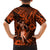 Hawaii Hula Girl Kid Hawaiian Shirt Polynesian Pattern Orange Version LT01 - Polynesian Pride
