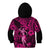 Hawaii Hula Girl Kid Hoodie Polynesian Pattern Pink Version LT01 - Polynesian Pride