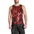 Hawaii Hula Girl Men Tank Top Hibiscus Hawaii Tribal Tattoo Red Version LT01 - Polynesian Pride