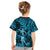 Hawaii Hula Girl Kid T Shirt Hibiscus Hawaii Tribal Tattoo Sky Blue Version LT01 - Polynesian Pride