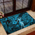 Hawaii Hula Girl Rubber Doormat Hibiscus Hawaii Tribal Tattoo Sky Blue Version LT01 - Polynesian Pride
