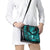 Hawaii Hula Girl Shoulder Handbag Hibiscus Hawaii Tribal Tattoo Turquoise Version LT01 - Polynesian Pride