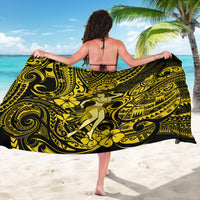 Hawaii Hula Girl Sarong Hibiscus Hawaii Tribal Tattoo Yellow Version LT01 - Polynesian Pride