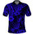 Hawaii Pineapple Polo Shirt Paradise Flowers Pacific With Navy Blue Polynesian Tribal LT01 Blue - Polynesian Pride