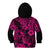 Hawaii Pineapple Kid Hoodie Paradise Flowers Pacific With Pink Polynesian Tribal LT01 - Polynesian Pride