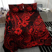 Hawaii Pineapple Bedding Set Polynesian Pattern Red Version LT01 - Polynesian Pride