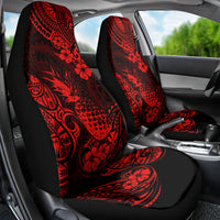 Hawaii Pineapple Car Seat Cover Polynesian Pattern Red Version LT01 - Polynesian Pride