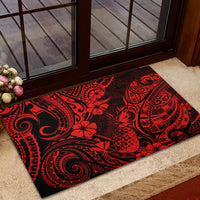 Hawaii Pineapple Rubber Doormat Polynesian Pattern Red Version LT01 - Polynesian Pride