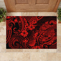 Hawaii Pineapple Rubber Doormat Polynesian Pattern Red Version LT01 - Polynesian Pride